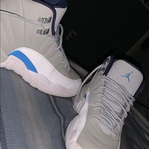 Next to new air Jordan 12 retro university blue